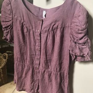 Anthro Peasant Blouse